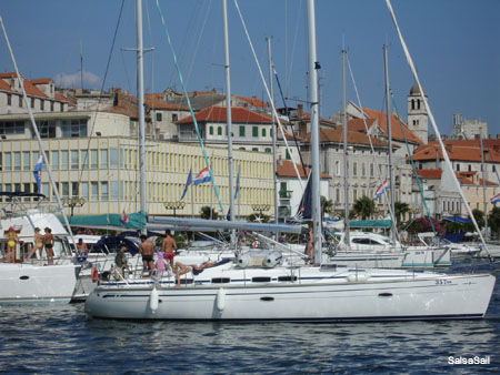 anlegeman&ouml;ver in sibenik