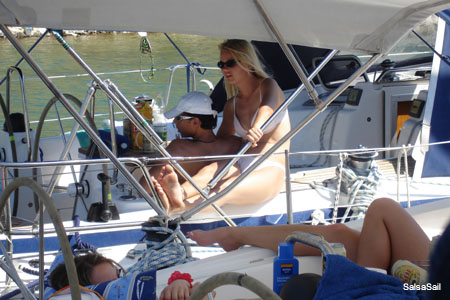 relaxen am schiff