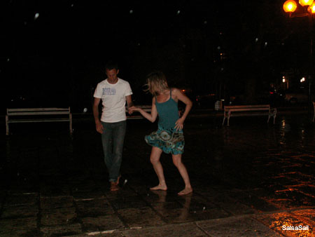 salsa im regen