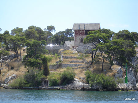 abfahrt von sibenik